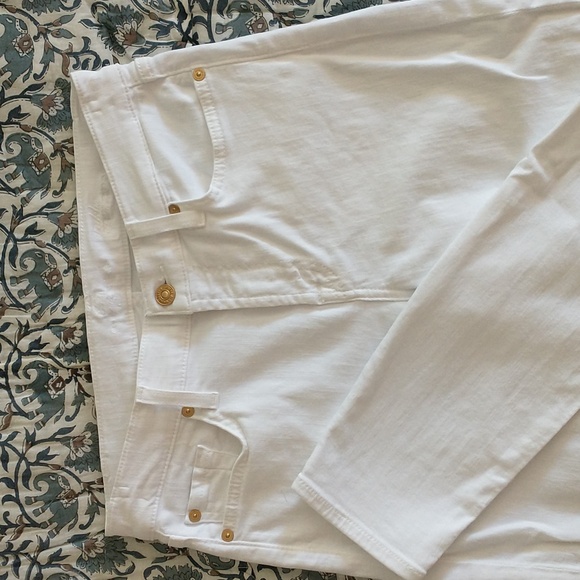 7 For All Mankind White Skinny Jeans - Picture 2 of 4